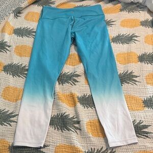 Zyia Teal Ombré  Leggings